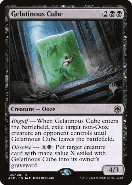Gelatinous Cube (105) — Adventures in the Forgotten Realms Promos