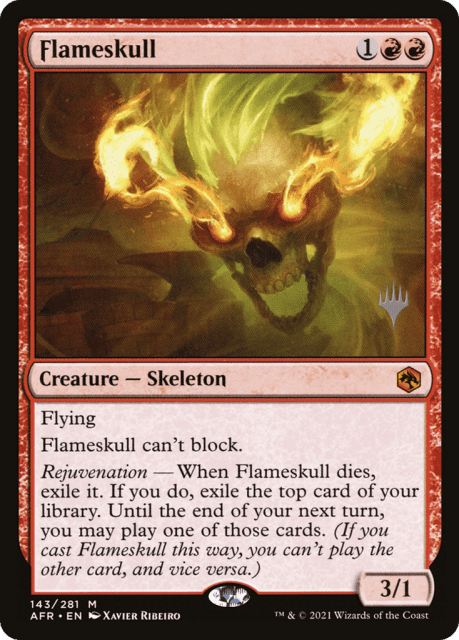 Flameskull (143) — Adventures in the Forgotten Realms Promos