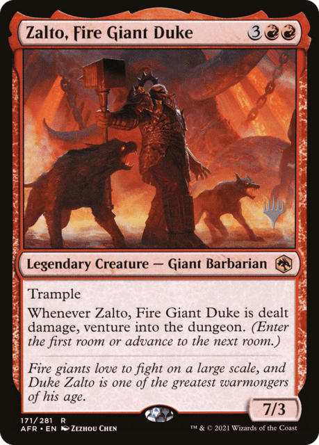 Zalto, Fire Giant Duke (171) — Adventures in the Forgotten Realms Promos