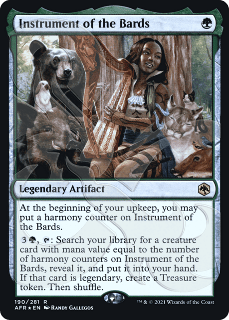 Instrument of the Bards (190a) — Adventures in the Forgotten Realms Promos