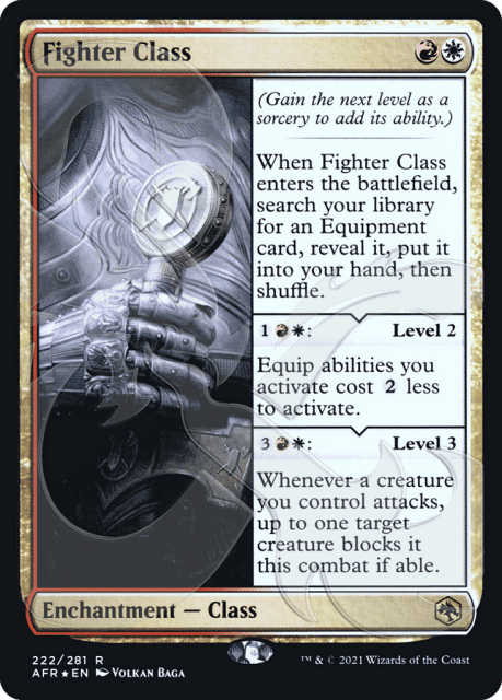 Fighter Class (222a) — Adventures in the Forgotten Realms Promos
