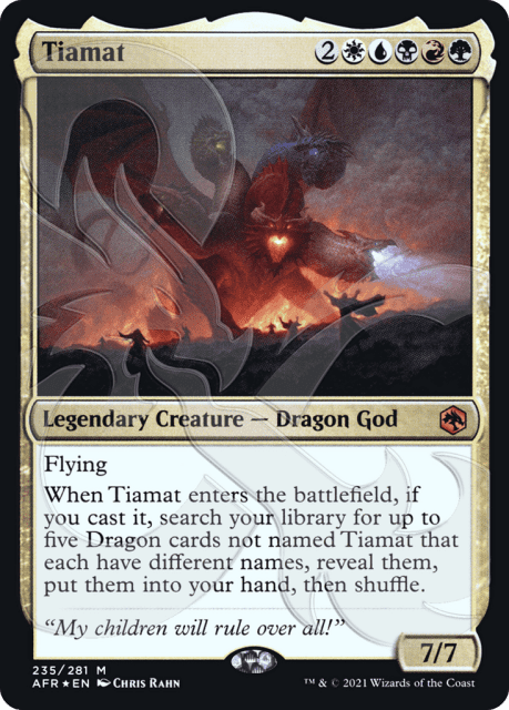 Tiamat (235a) — Adventures in the Forgotten Realms Promos