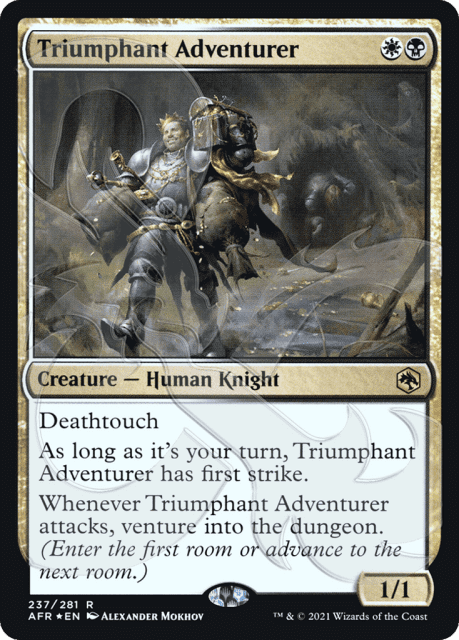Triumphant Adventurer (237a) — Adventures in the Forgotten Realms Promos