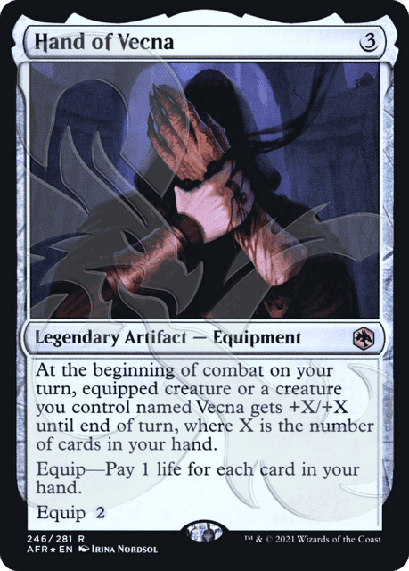 Hand of Vecna (246a) — Adventures in the Forgotten Realms Promos