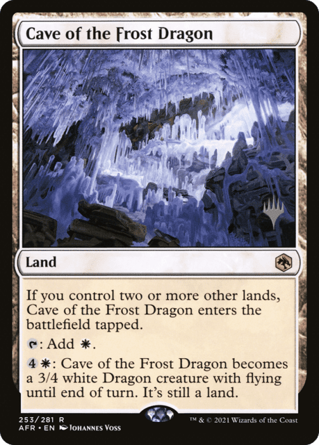 Cave of the Frost Dragon (253) — Adventures in the Forgotten Realms Promos