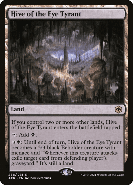 Hive of the Eye Tyrant (258) — Adventures in the Forgotten Realms Promos