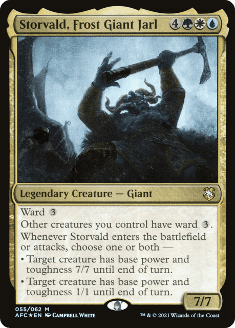Storvald, Frost Giant Jarl (55) — Forgotten Realms Commander