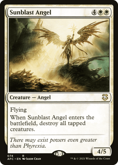 Sunblast Angel (74) — Forgotten Realms Commander