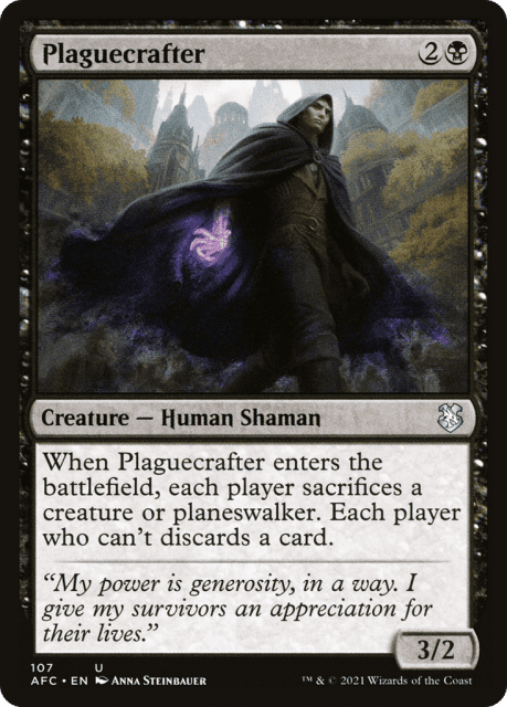 Plaguecrafter (107) — Forgotten Realms Commander