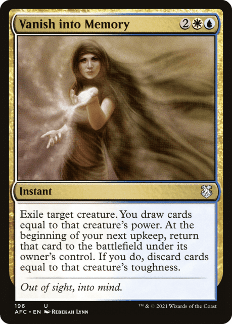 Vanish into Memory (196) — Forgotten Realms Commander