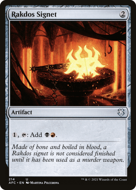 Rakdos Signet (214) — Forgotten Realms Commander