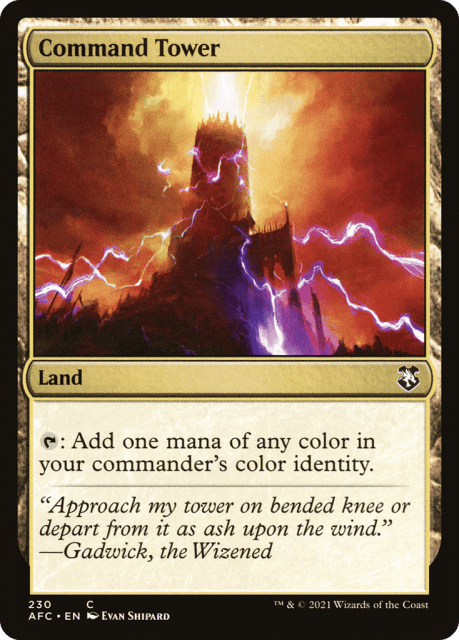 Command Tower (230) — Forgotten Realms Commander
