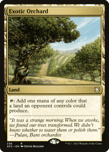 Exotic Orchard (236) — Forgotten Realms Commander
