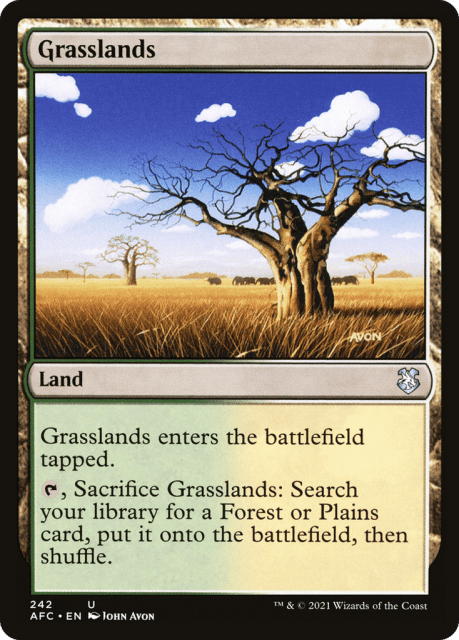 Grasslands (242) — Forgotten Realms Commander