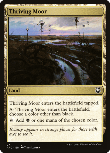 Thriving Moor (271) — Forgotten Realms Commander
