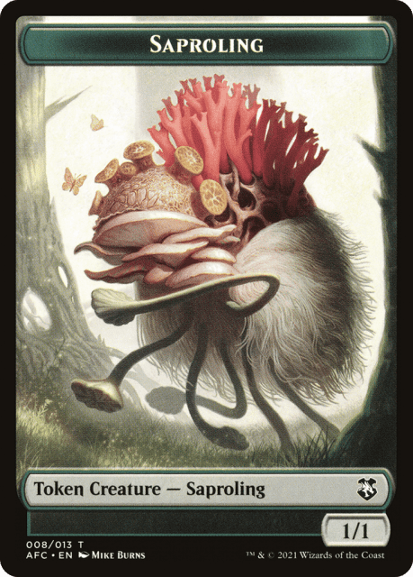 Saproling (8) — Forgotten Realms Commander