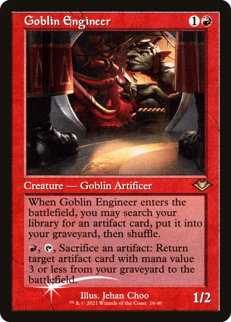 Goblin Engineer (16) — Modern Horizons 1 Timeshifts
