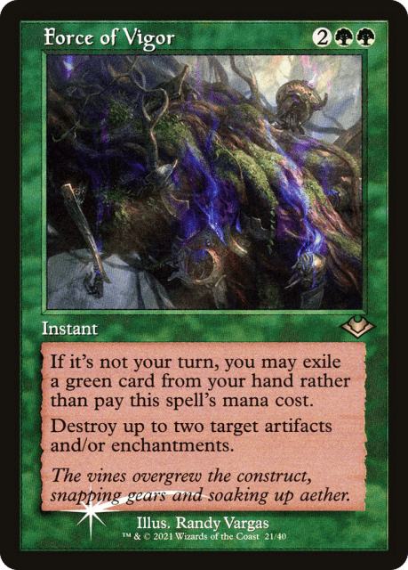 Force of Vigor (21) — Modern Horizons 1 Timeshifts