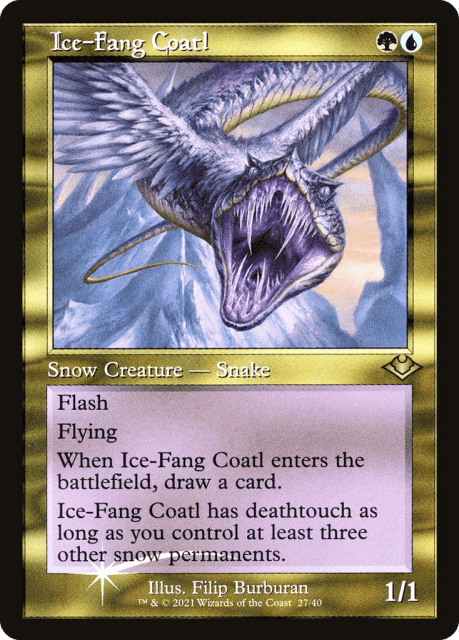 Ice-Fang Coatl (27) — Modern Horizons 1 Timeshifts