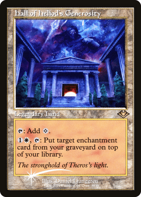 Hall of Heliod's Generosity (39) — Modern Horizons 1 Timeshifts