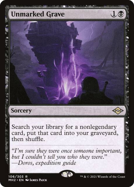 Unmarked Grave (106) — Modern Horizons 2