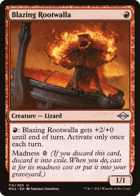 Blazing Rootwalla (115) — Modern Horizons 2