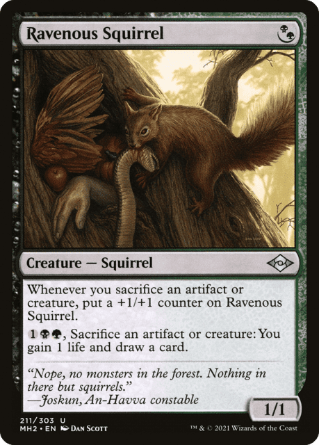 Ravenous Squirrel (211) — Modern Horizons 2