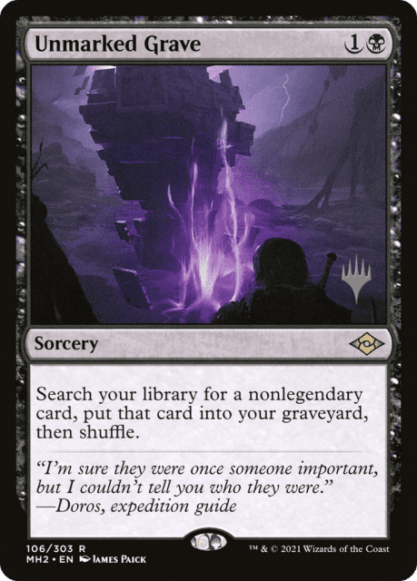 Unmarked Grave (106) — Modern Horizons 2 Promos