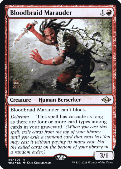 Bloodbraid Marauder (116) — Modern Horizons 2 Promos