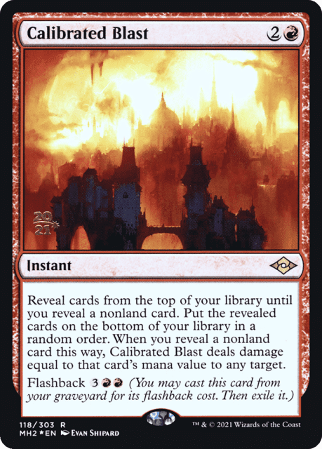 Calibrated Blast (118) — Modern Horizons 2 Promos