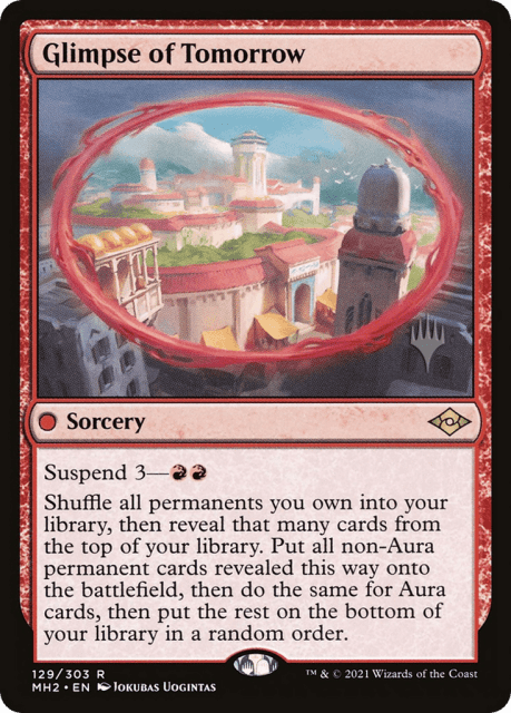 Glimpse of Tomorrow (129) — Modern Horizons 2 Promos