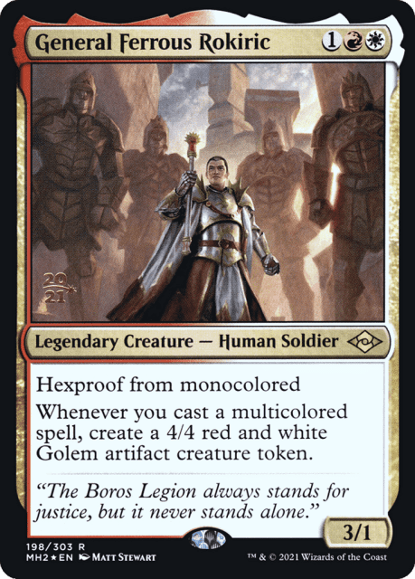 General Ferrous Rokiric (198) — Modern Horizons 2 Promos