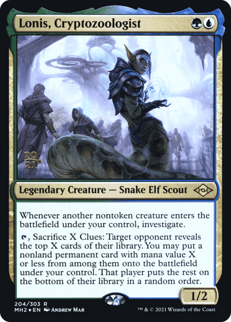 Lonis, Cryptozoologist (204) — Modern Horizons 2 Promos