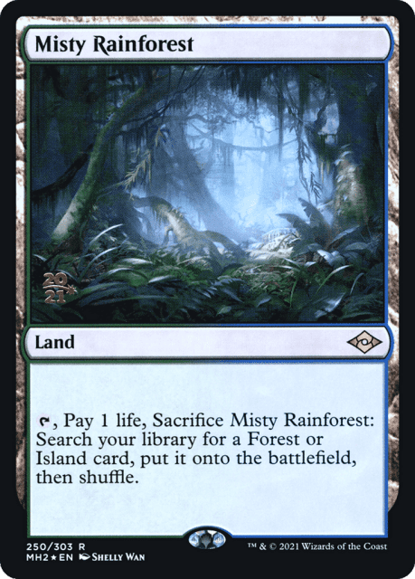 Misty Rainforest (250) — Modern Horizons 2 Promos