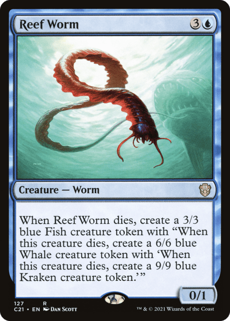 Reef Worm (127) — Commander 2021