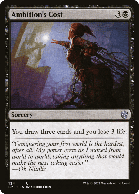 Ambition's Cost (134) — Commander 2021