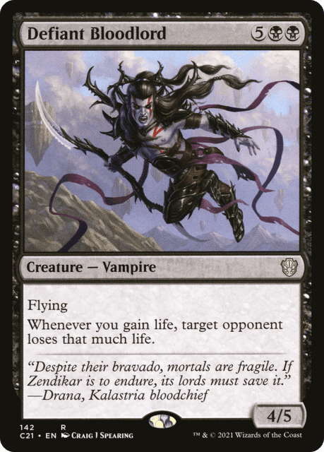 Defiant Bloodlord (142) — Commander 2021