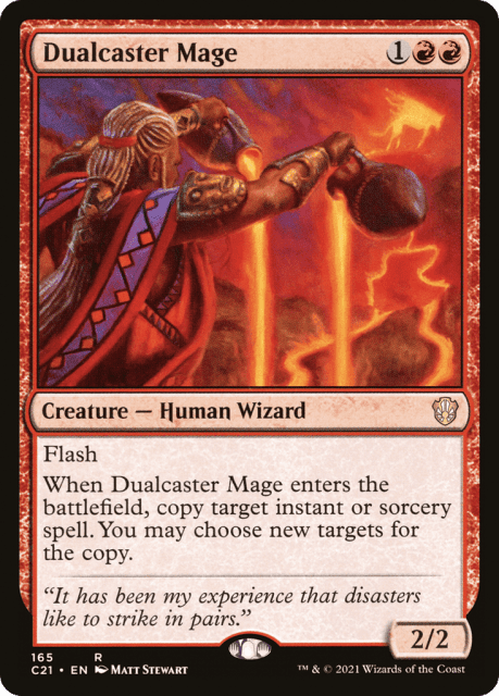 Dualcaster Mage (165) — Commander 2021