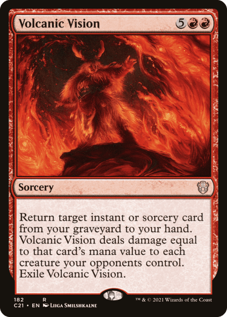 Volcanic Vision (182) — Commander 2021
