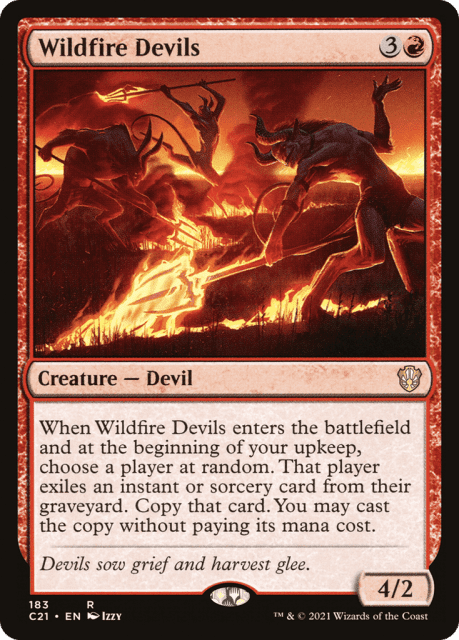 Wildfire Devils (183) — Commander 2021