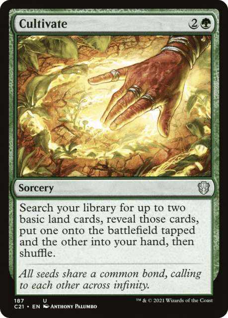 Cultivate (187) — Commander 2021