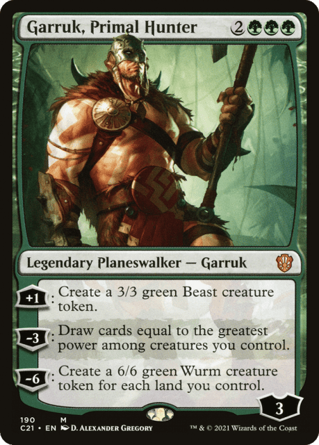 Garruk, Primal Hunter (190) — Commander 2021