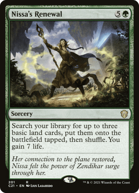 Nissa's Renewal (201) — Commander 2021