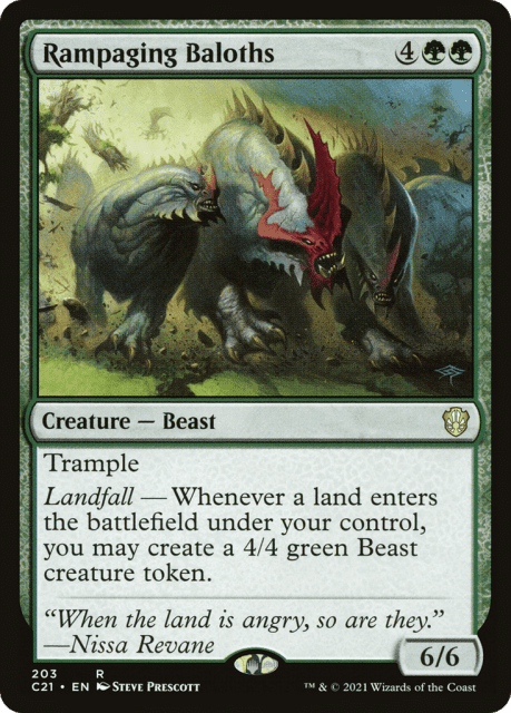 Rampaging Baloths (203) — Commander 2021