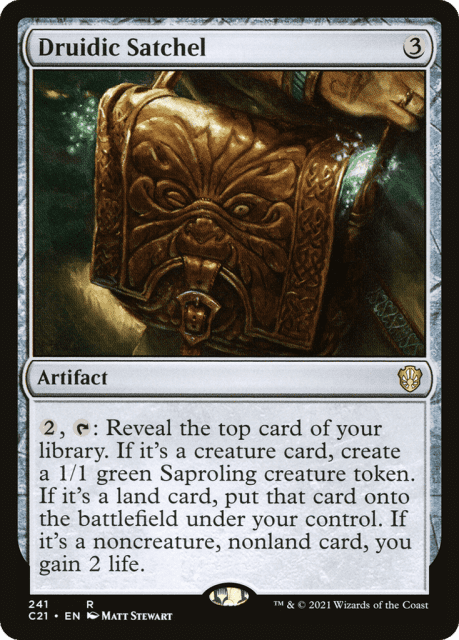 Druidic Satchel (241) — Commander 2021