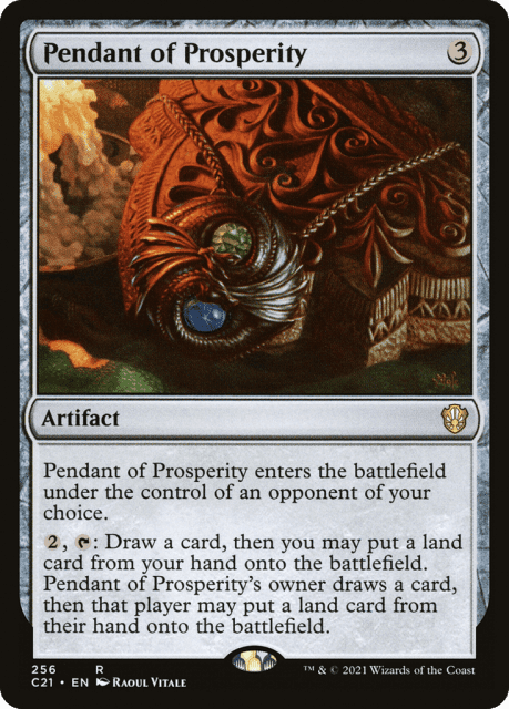 Pendant of Prosperity (256) — Commander 2021