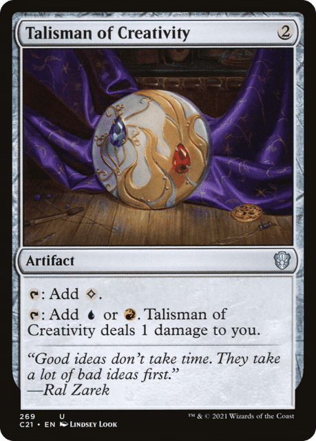 Talisman of Creativity (269) — Commander 2021