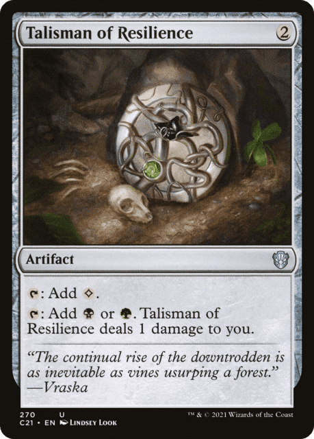 Talisman of Resilience (270) — Commander 2021
