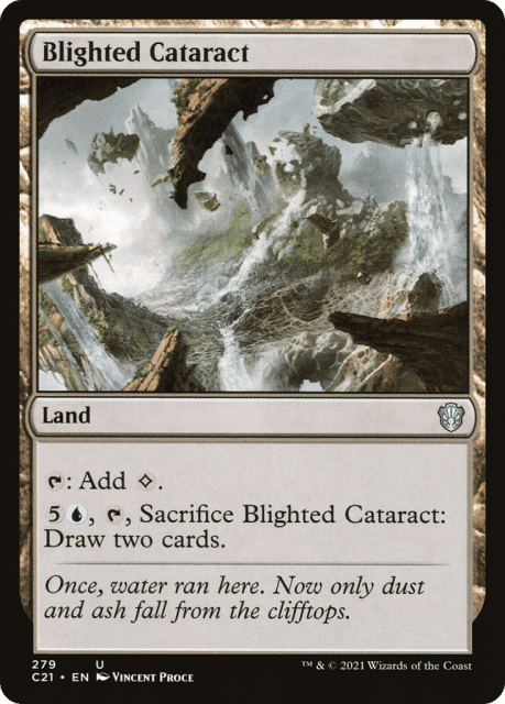 Blighted Cataract (279) — Commander 2021