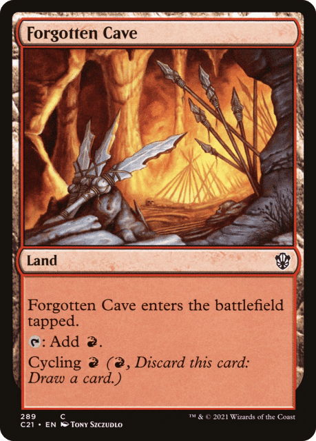 Forgotten Cave (289) — Commander 2021